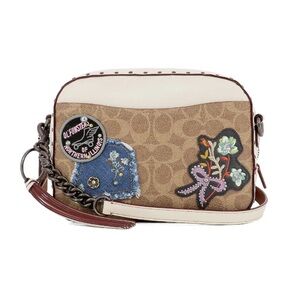Coach Camera Bag Patches In Signature